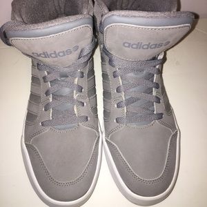 Mens Shoes adidas BBNEO Raleigh Mid Grey/White